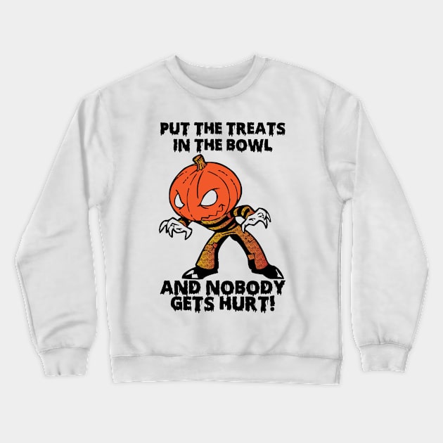 Funny Pumpkin Crewneck Sweatshirt by Imutobi